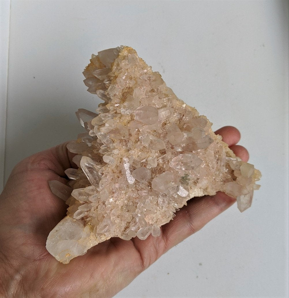 Pink Himalayan Quartz Cluster Natural Crystal /Mineral 140x110mm - Crystal King Australia