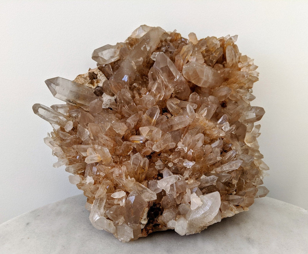 Large Smokey Quartz Cluster Natural Himalayan Crystal (280x250mm) 5.2kg - Crystal King Australia