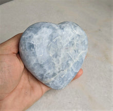 Load image into Gallery viewer, Blue Calcite Heart Natural 120x105mm - Crystal King Australia
