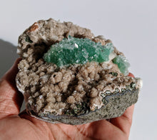Load image into Gallery viewer, Green Apophyllite pointed Crystal RARE 100x100mm - Crystal King Australia
