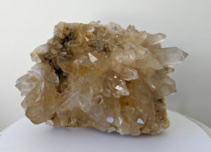 RARE Extra Large Golden Healer Himalayan Quartz Cluster Crystal 350x220mm - Crystal King Australia