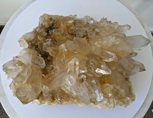 RARE Extra Large Golden Healer Himalayan Quartz Cluster Crystal 350x220mm - Crystal King Australia
