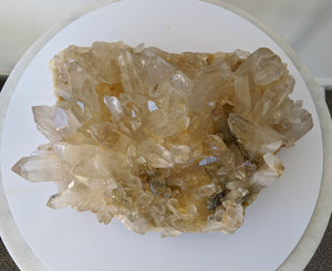 RARE Extra Large Golden Healer Himalayan Quartz Cluster Crystal 350x220mm - Crystal King Australia