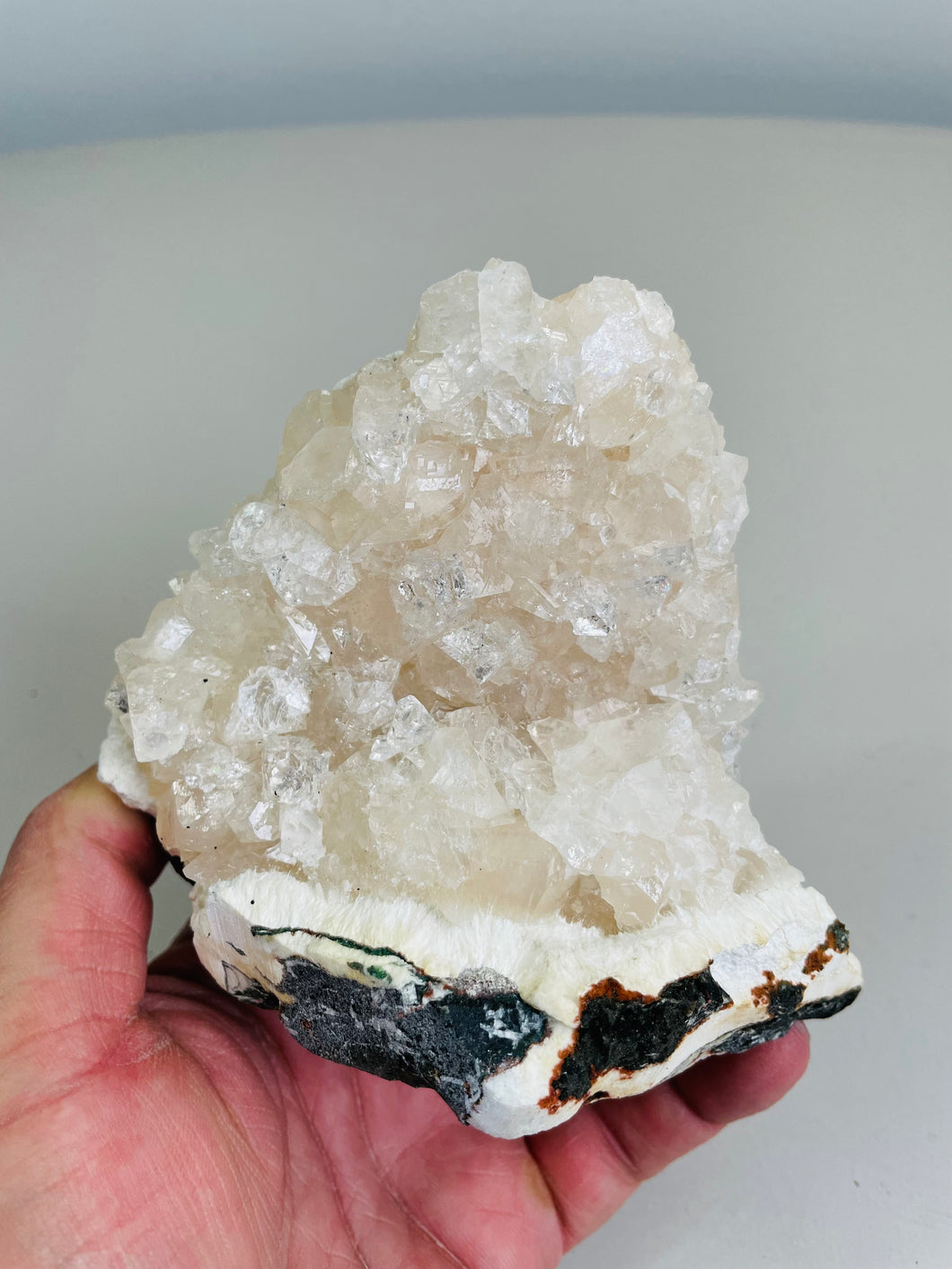 Pink Apophyllite Crystal Cluster AP303a
