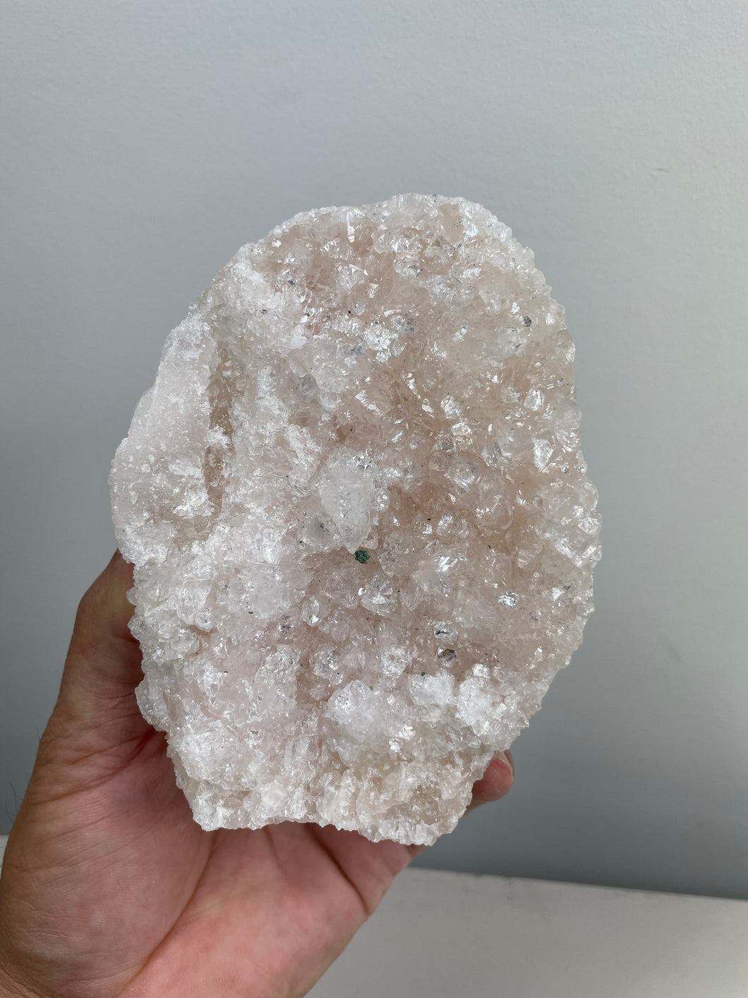 Pink Apophyllite Crystal Cluster AP384a