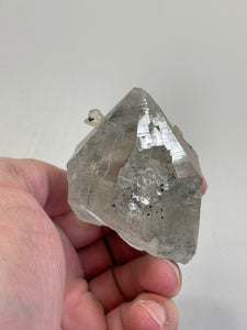 Green Himalayan Chlorite Inclusion Quartz Crystal Q016a