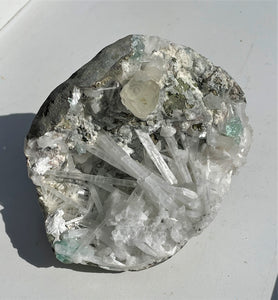 Scolecite Geode Natural Crystal SC056