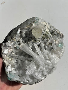 Scolecite Geode Natural Crystal SC056