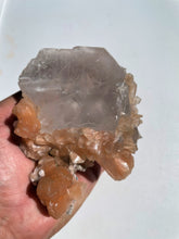 Load image into Gallery viewer, Stilbite with Calcite Crystal Cluster AP754
